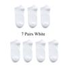 7 Pairs Men's Socks Cotton Ankle Sport Socks Woman Mesh Breathable Bike Running Outdoor Cycling Travel No Show Socks