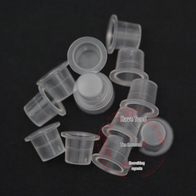 100 одноразовых стаканчиков для пигмента для татуировок: Средние и Маленькие, Мягкий Силикон, Пластиковые Миски