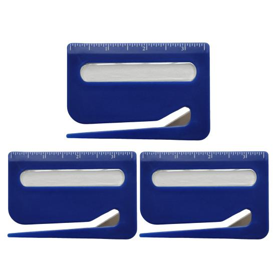 3 шт. 3 в 1 нож для вскрытия писем с увеличительным стеклом и линейкой. Технология точной резки. Эргономичный дизайн. Открывалка для конвертов.