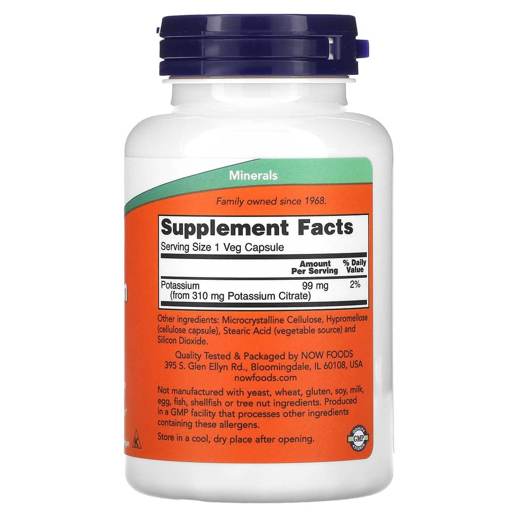Potassium Citrate, 99Mg, 180 Veggie Caps