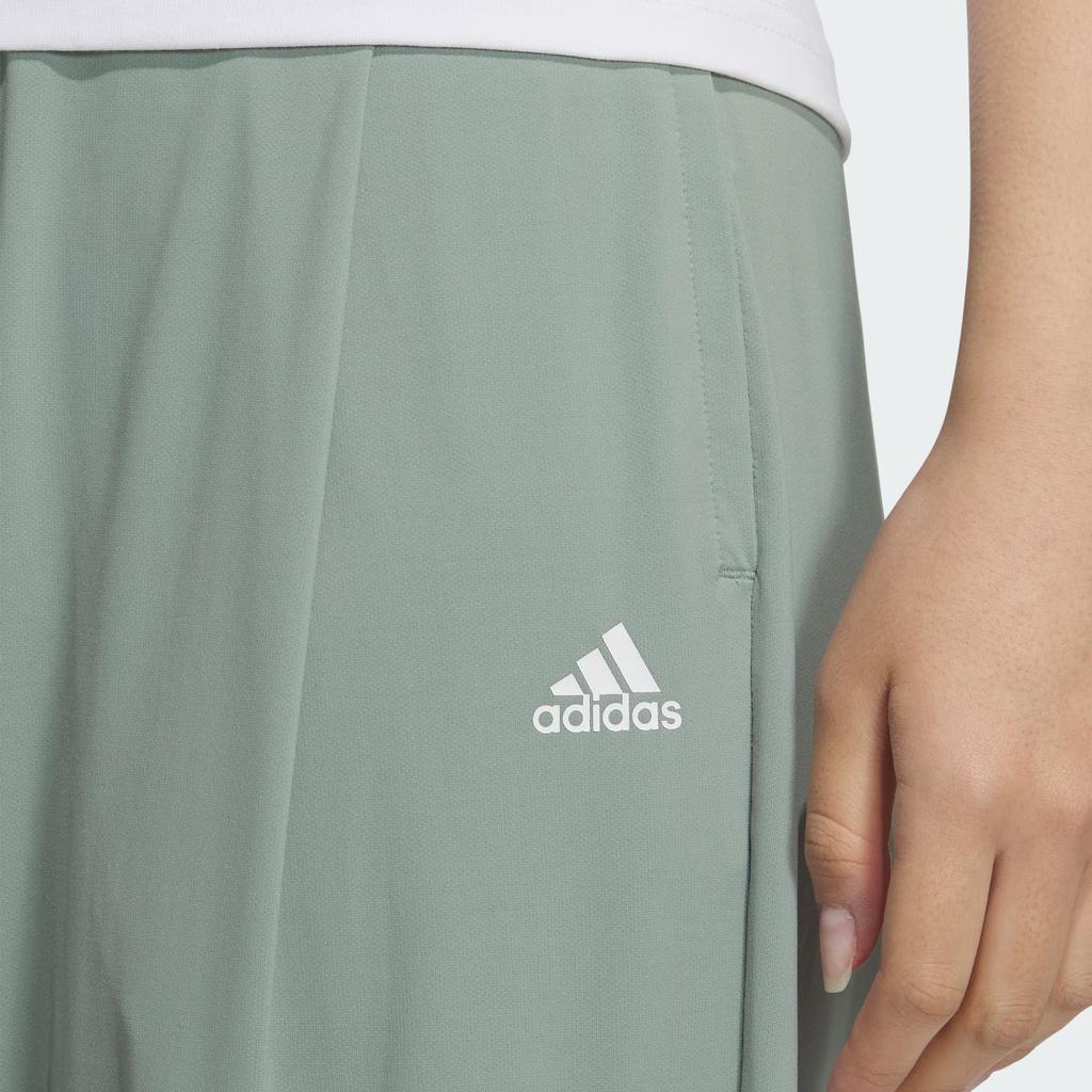 adidas Трикотажные брюки UPF Cool Sensation Sun Protection UPF50+ Quick-Dry Tapered Casual Pants Женские брюки Серебристо-серый зеленый JJ1340