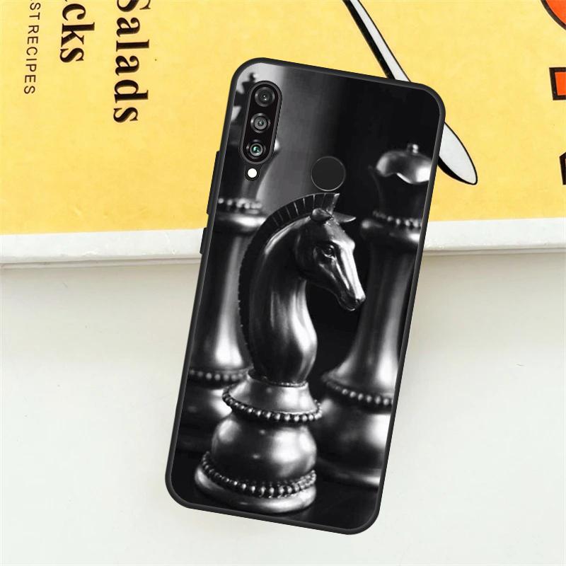 Chess Board Dark Horse Case For Huawei Nova Y61 Y91 Y60 Y70 Y90 Nova 9 10 SE 11i 8i 3i P20 P30 Pro P40 Lite Cover