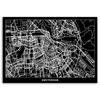Печать на холсте Карта города Амстердама