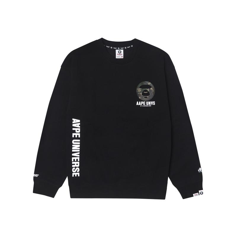 Aape Sweatshirts Men's Crew Neck Moderate Regular AAPSWMA324XXL