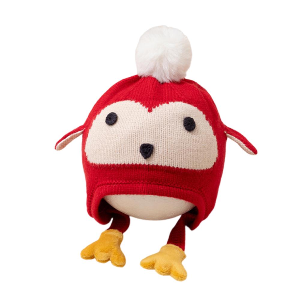 Penguin Cartoon Beanie Caps Kawaii Winter Pullover Hats Fashion Knitted Warm Hat Infant