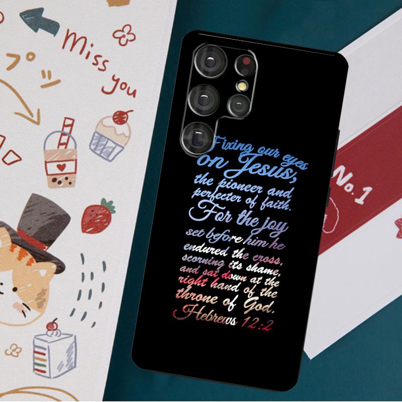 Вера христианский религиозный Иисус чехол для Samsung Galaxy S23 S20 FE S21 FE S22 Ultra Note 20 S8 S9 S10 Note 10 Plus задняя крышка