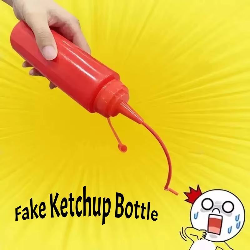 Дети Детские Игрушки Смешные Розыгрыши Бутылки с Кетчупом Практичные Шутки Томатный Соус Розыгрыш Взрослые Крутые Пугающие Предметы Поддельный Кетчуп Подарок-Сюрприз Подарок