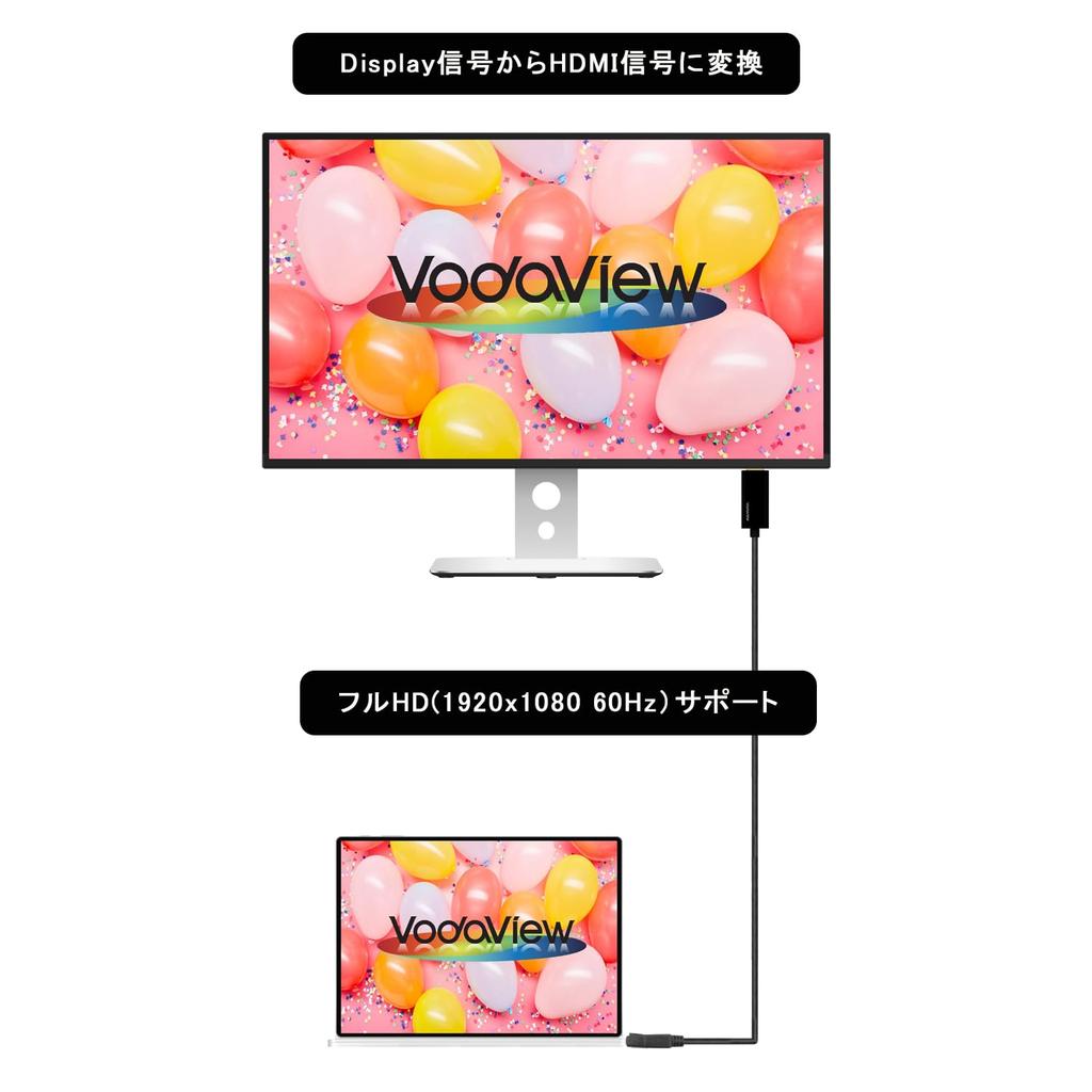 Кабель-переходник DisplayPort на HDMI, 1,8 м