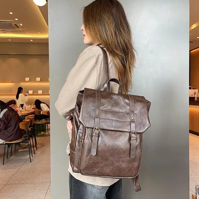 Сумка рюкзак униформа новый рюкзак в стиле колледжа ретро мягкая кожа повседневная женская сумка Кембриджский школьный рюкзак