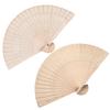 1/10/20Pcs Wooden Folding Fan Hollow Portable Fan Summer Hand Held Ribs Wedding Desktop Decoration