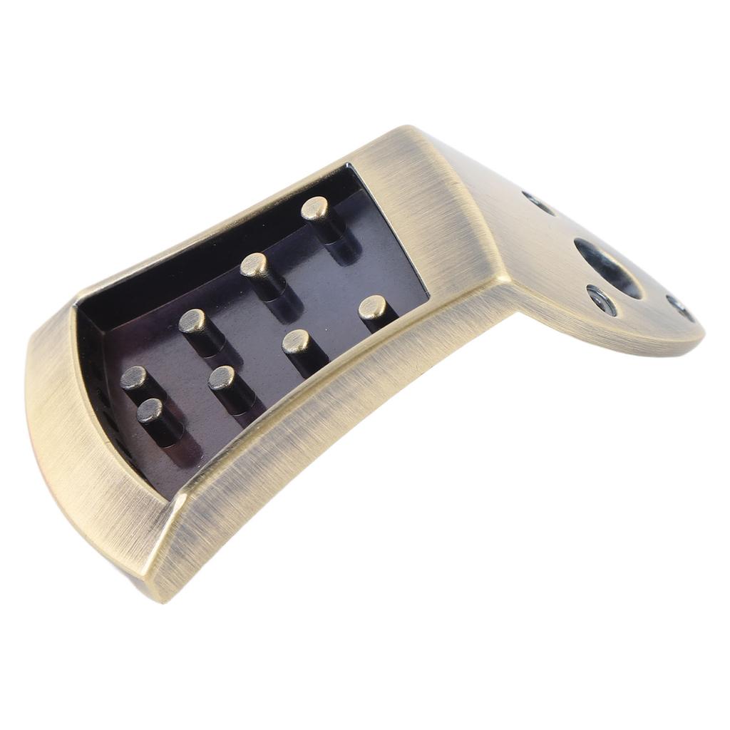 Mandolin Tailpiece Zinc Alloy Integrated Casting No Noise 8 String Traditional Mandolin Tailpiece with Screw