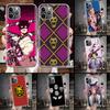 Аниме JoJo Killer Queen Мягкий чехол для телефона для iPhone 11 17 Air 16E 16 Pro Max 15 + 14 Plus 13 Mini 12 Apple 7 SE 8 Fundas Coque 11