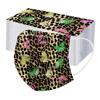 50PCS Adult Leopard Print Plus Butterfly Three-Layer Disposable Protective Mask