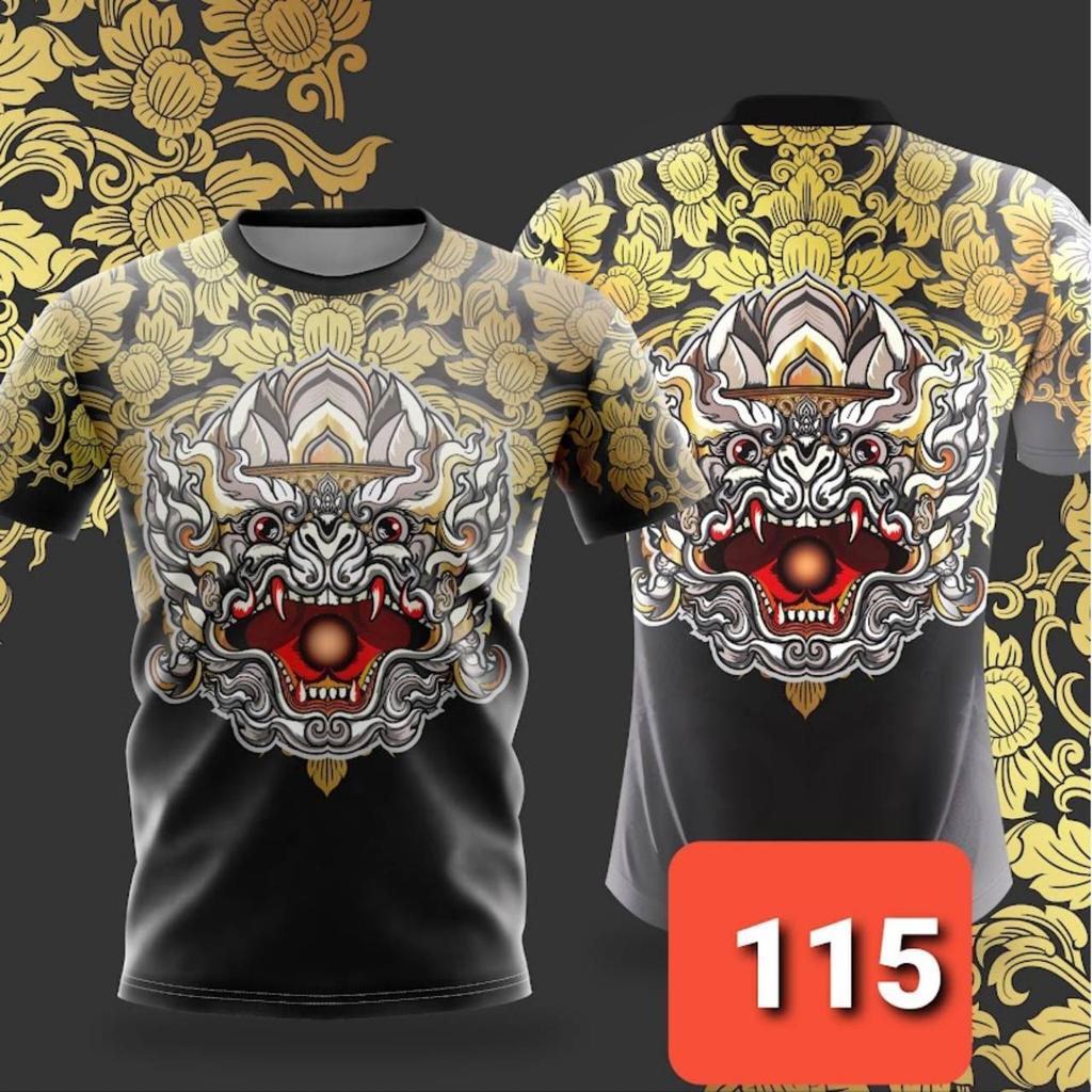 Tshirt Men Women Unisex Bird Eagle Snake Monkey Giant Demon Evil Tiger Samurai Rooster Print 3D Streetwear Thai Literature Animal Garuda Naga