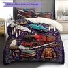 Diamond Embroidery Style Pattern Bedding Quilt Set  Home Decoration  Gift (1 * duvet cover + 2 * pillowcase  without core)