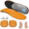 Shoes Insoles For Flat Feet, Valgus Supination, Orthopedic, Leather