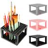 96 Slots Pen Holder Detachable Plastic Brush Holder Multi-functional Desktop Storage Organizer for Drawing Tools Pencils Office Supplies