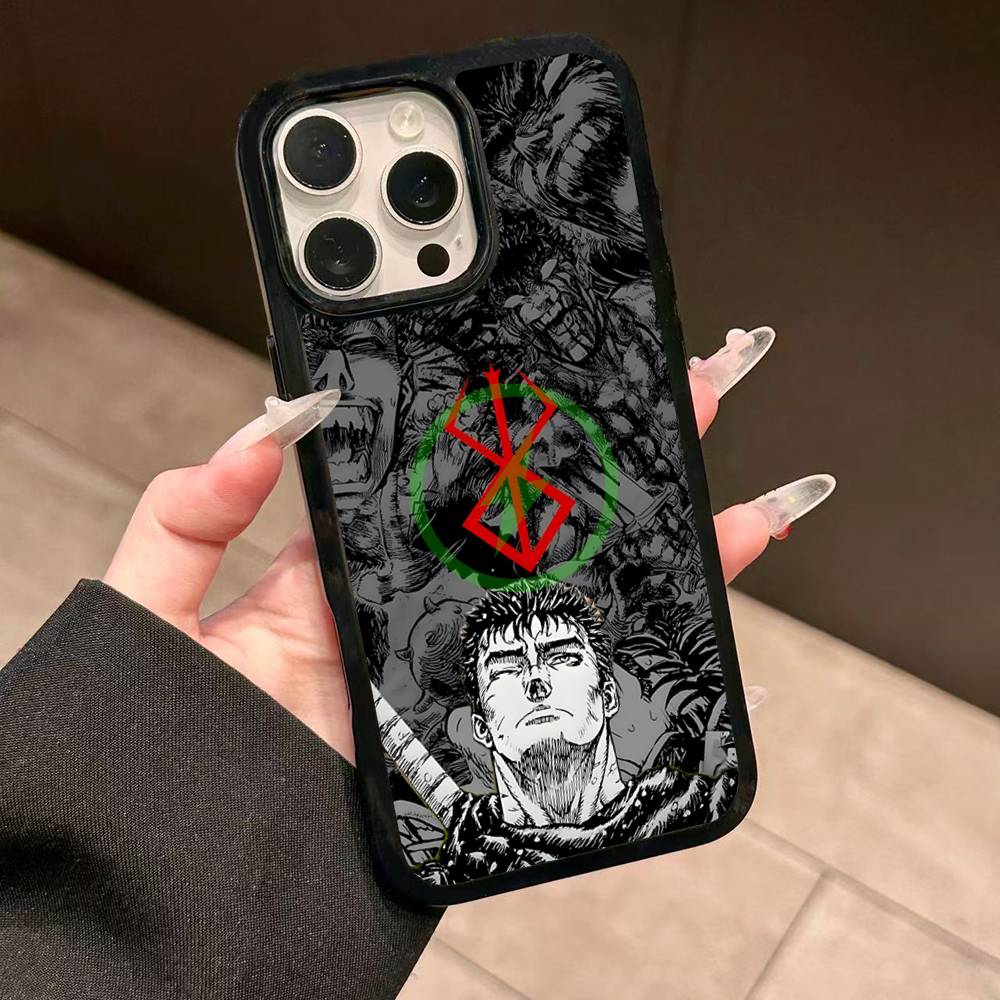 Крутой комиксный чехол Berserk для iPhone 13 14 15 11 12 16 17 Pro Max Plus Для Magsafe Магнитный корпус