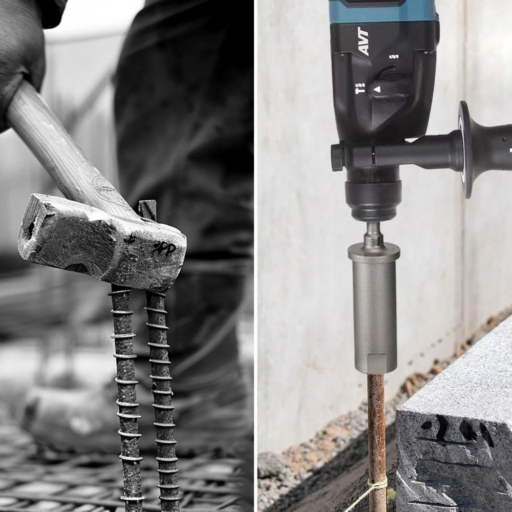 Removable Shank SDS PLUS Hammer Bit 16/19 mm Fence Installation Tool  Construction Work