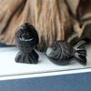 Ручная работа, амулеты и подвески в виде рыбок из черного дерева для DIY-украшений