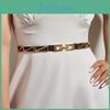 Металлический пояс на талию для женщин с эластичным карманом, повседневный аксессуар для платья для осенне-зимней носки