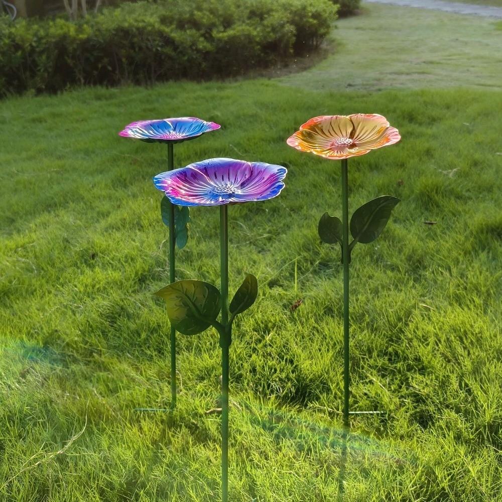Convenient Bird Bathtub Iron Bird Water Bowl Garden Decor Bird Feeding Dish  Parrot