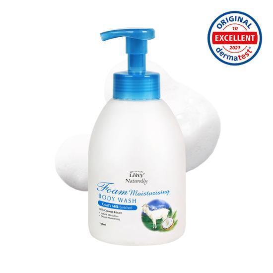 Leivy Парфюмированная пена для мытья тела 750 мл 3 вида (Козье молоко/лаванда/маточное молочко)