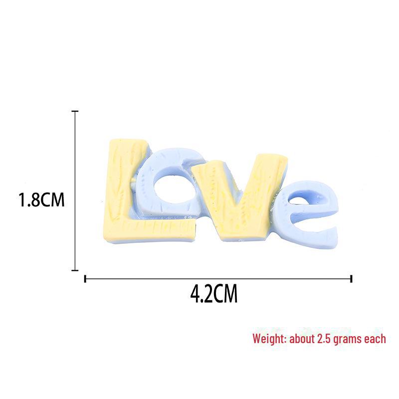 Чехол для телефона LOVE из смолы с надписью «Сделай сам» и кремом для детей