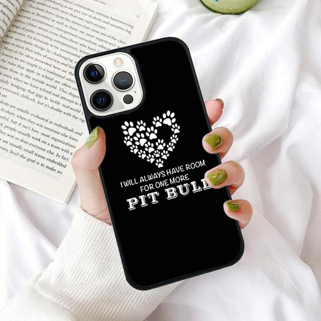 Autumu Pit Bull Lovely Pet Dog Pitbull Phone Case For iPhone 17 Air 16 16e 15 13 14 11 12 Pro Max Max Plus 14 Back Cover