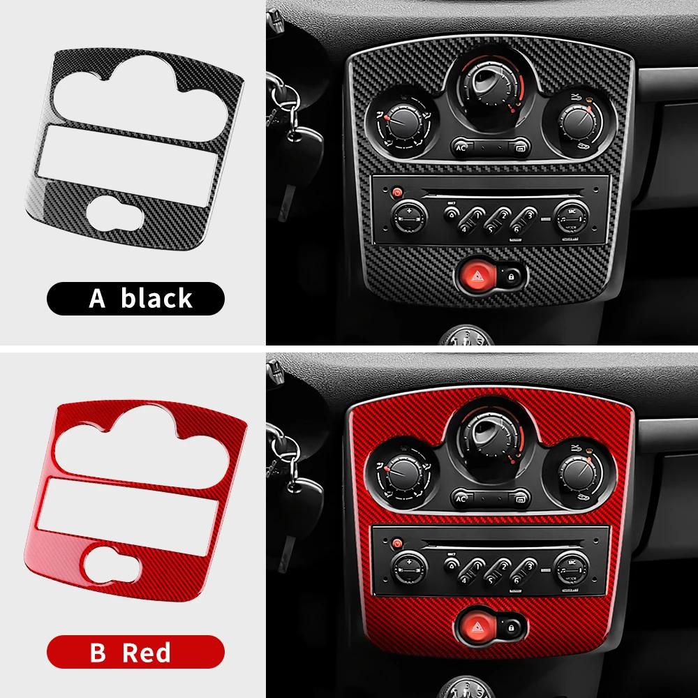 Carbon Fiber Dashboard Frame for Renault Clio 3 2006-2012 AC Radio CD Panel Cover