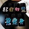Шесть Семь 67 СС Чехол для телефона Силиконовый Мягкий Для IPhone 17 16 15 14 13 12 11 X XR Plus Pro Max Plus