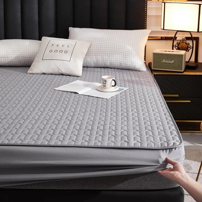 Водонепроницаемый наматрасник, утолщенный коврик для кровати, мягкий тканевый чехол на кровать, постельное белье, простыни, защита для матраса для дома, гостиной