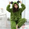 Women Winter Pajama Sets Hooded Flannel Cute Embroidery Oversized Winter Sleepwear Lounge Coral Velvet Patchwork Sweet Pockets Homewear