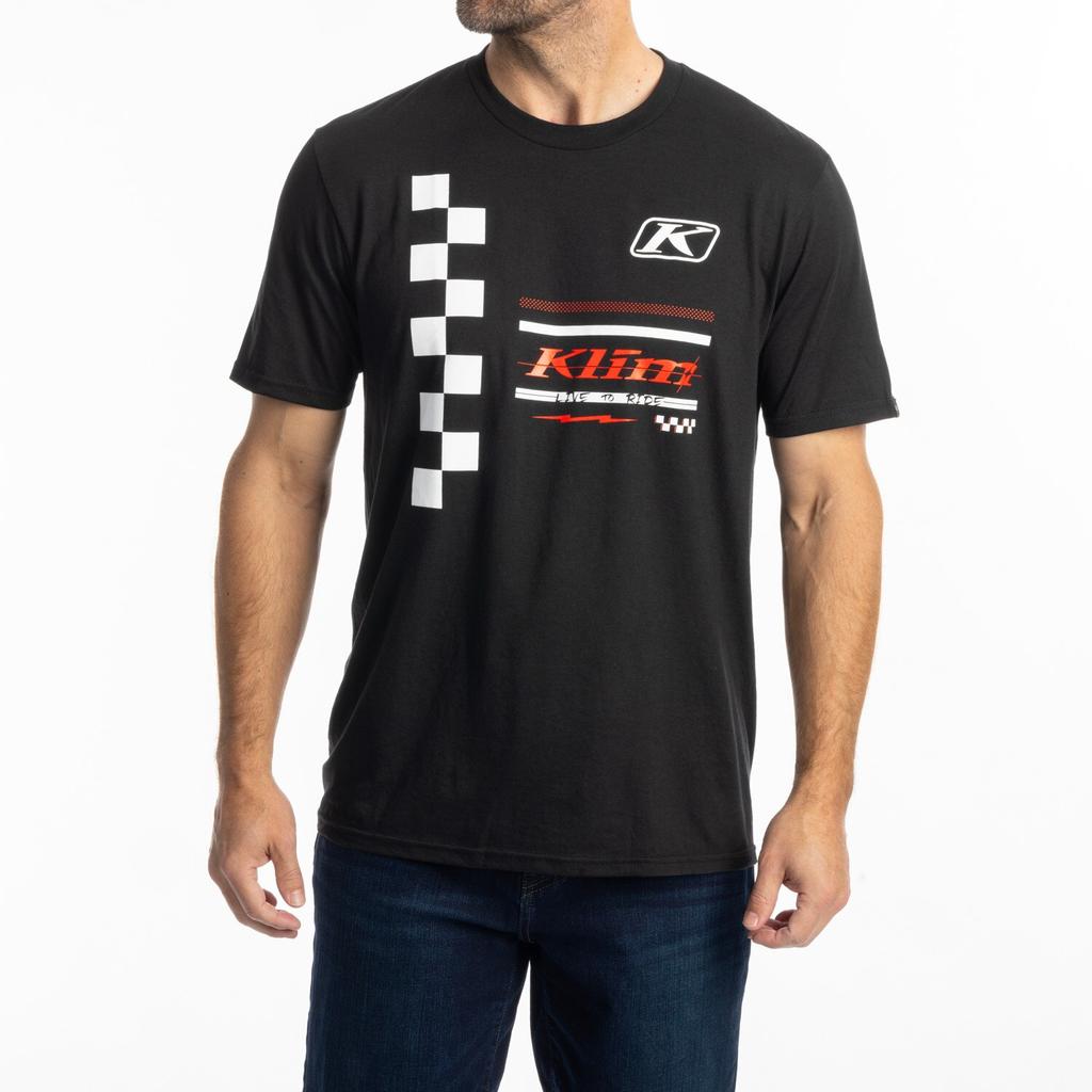 Checkered Flag TriBlend Tee Klim Casual Gear Unisexs Lifestyle HighEnd Luxury Unisex Style Both Of Unisex And Unisex
