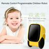 Kids Remote Control Robot Toy with LED Eyes Horns Auto-Demonstration Programmable Touch Sensing Educational