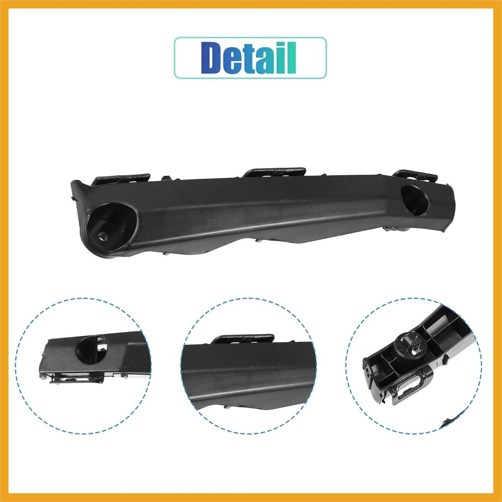 1 Pair Left and Right Side Front Bumper Retainer Support Bumper Bracket for Toyota Camry 2012-2015 5253606120 5253506130 Replacement