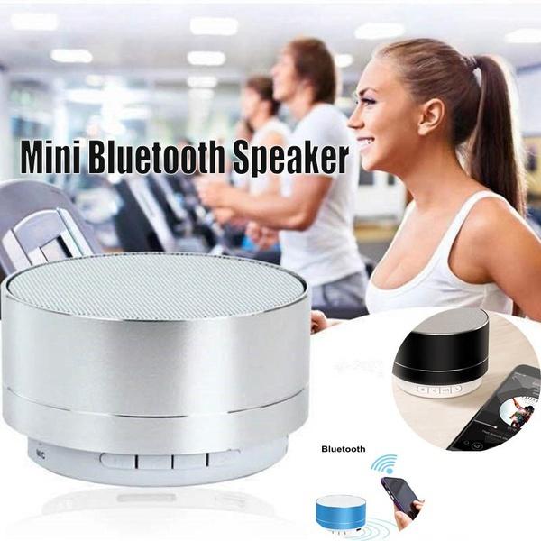 Портативные беспроводные мини-светодиодные Bluetooth-колонки, беспроводные музыкальные аудио TF USB FM стерео сабвуфер с микрофоном для мобильных телефонов iPhone планшетов