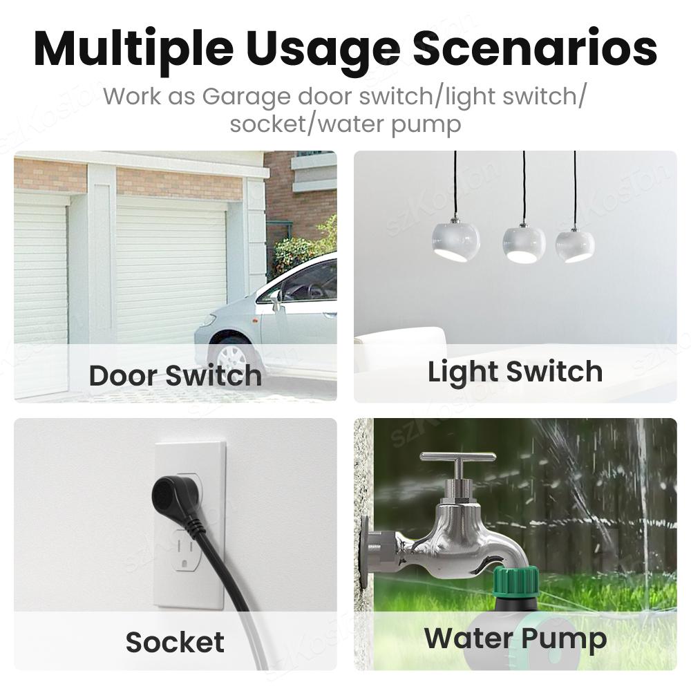 4 канала Tuya ZigBee Smart Switch Module RF433 Умный дом Автоматизация DIY Breaker Беспроводное реле Голосовое управление для Alexa Google