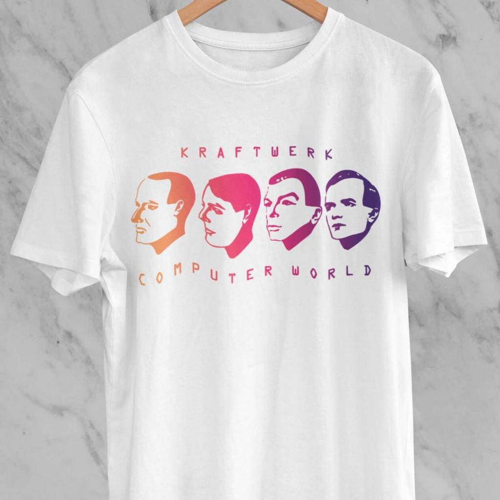 KraftWerk T shirt - Computer World - Retro Electronic Music - Vintage