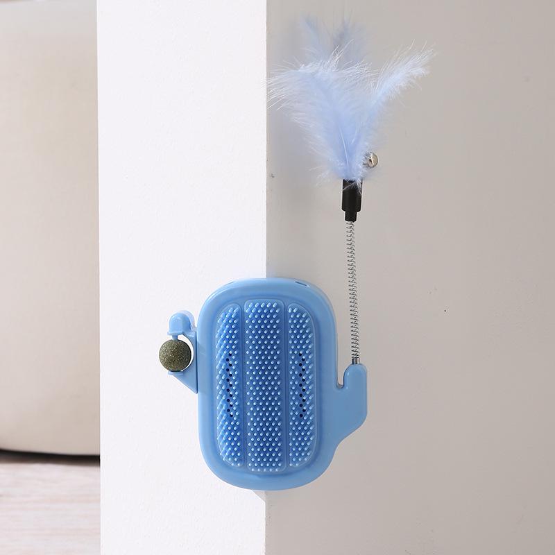 Устройство для массажа и царапания питомцев: Игрушка для кошки/собаки и когтеточка