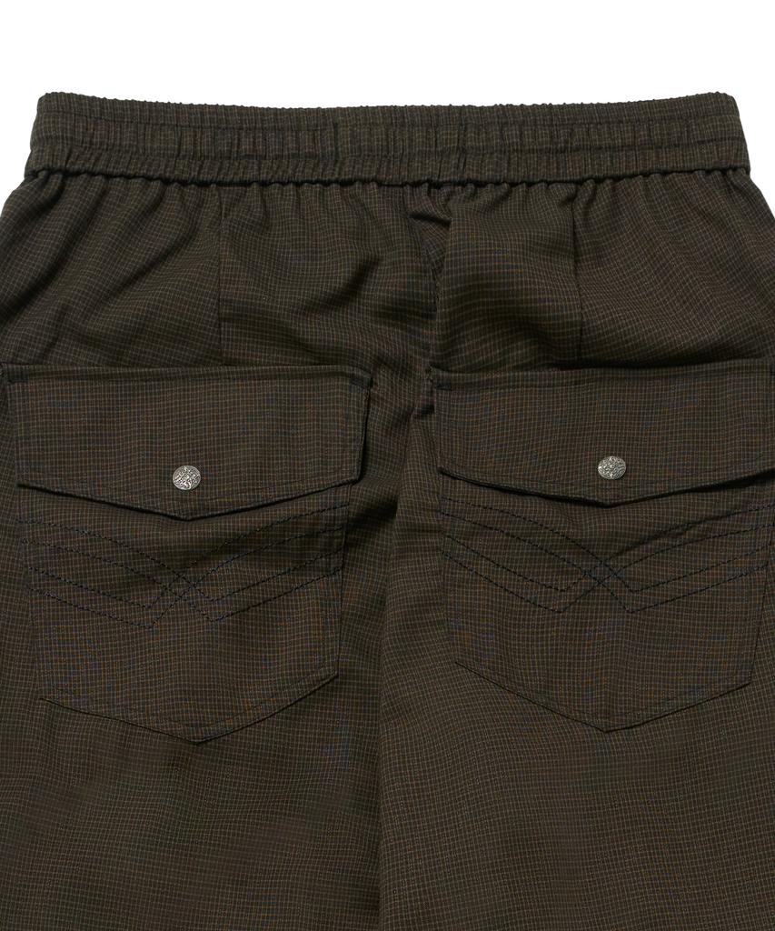 IDWS Fine Check Balloon Trouser Brown