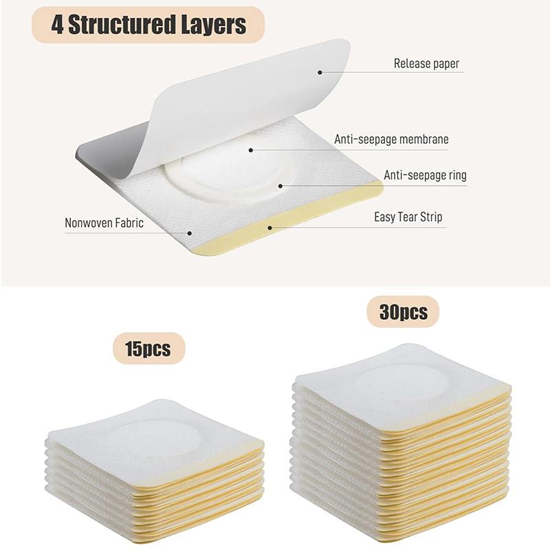 Replacement Disposable Castor Oil Pack Self-Adhesive Universal Adhesive Navel Stickers Seepage Resistant Belly Button Protectors
