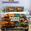 3pcs Duvet Cover Set (1*Duvet Cover + 2*Pillowcase, Without Core), Fast & Furious Print Bedding Set, Bedroom Decor, All‑Season, Birthday Gift