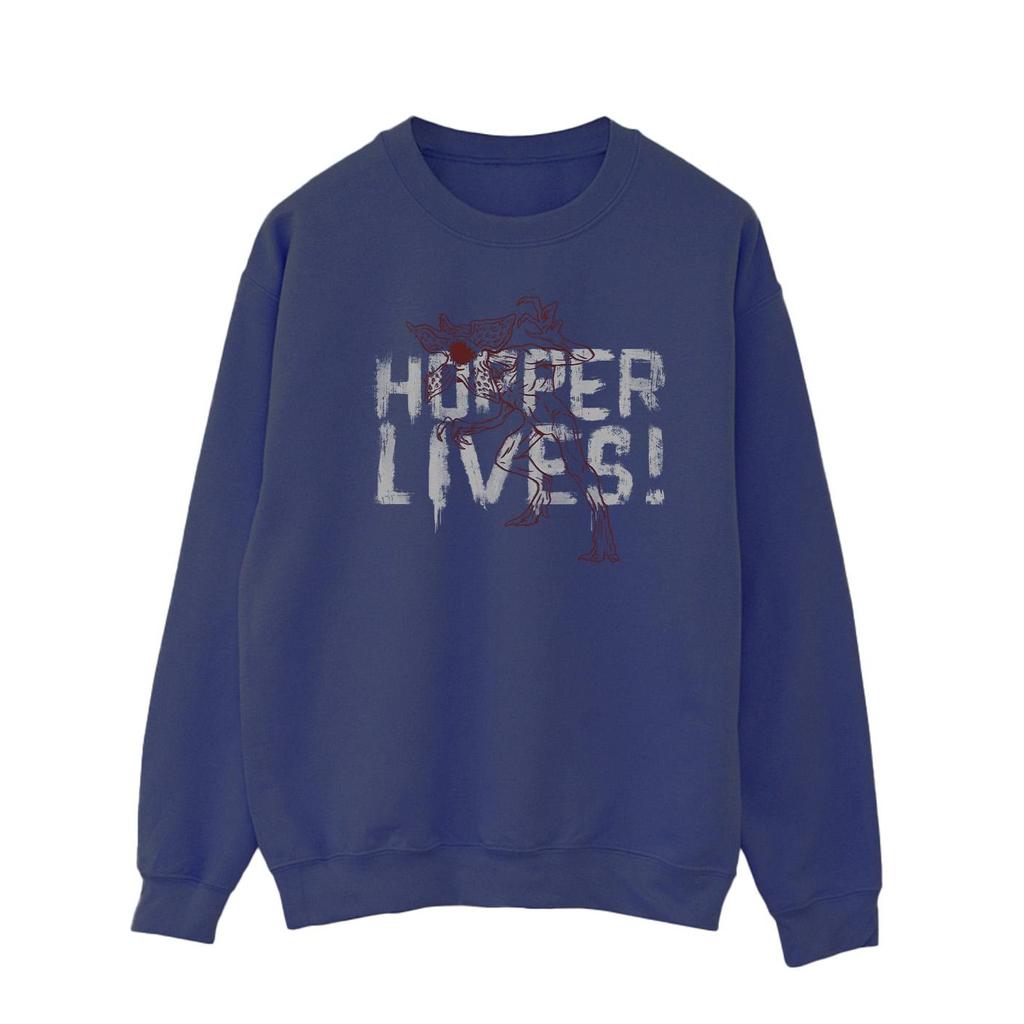 Netflix Mens Stranger Things Hoppers Live Sweatshirt