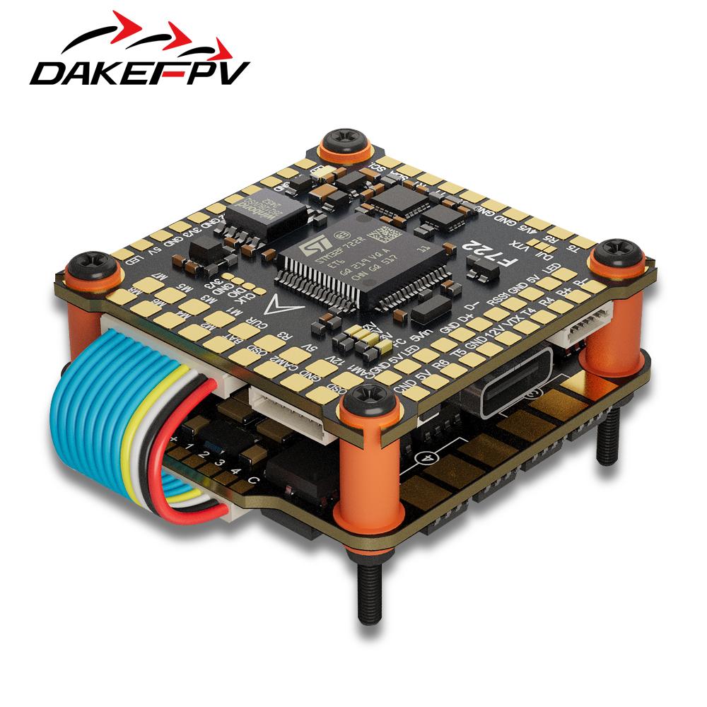 DAKEFPV F722 Flight Controller Support BetaFlight Ardupilot FC F722 Stack 12S 70A 4in1 ESC For 5inch DJI RC FPV Freestyle Drone