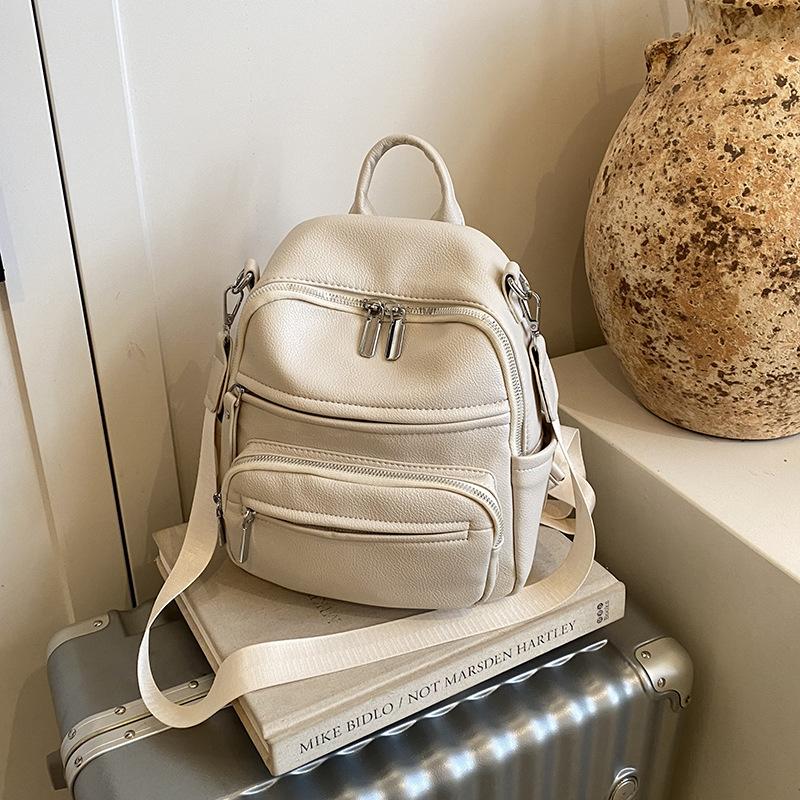 Модный повседневный рюкзак женский новый тренд универсальная студенческая сумка высокое чувство класса сумка для通勤 женщин