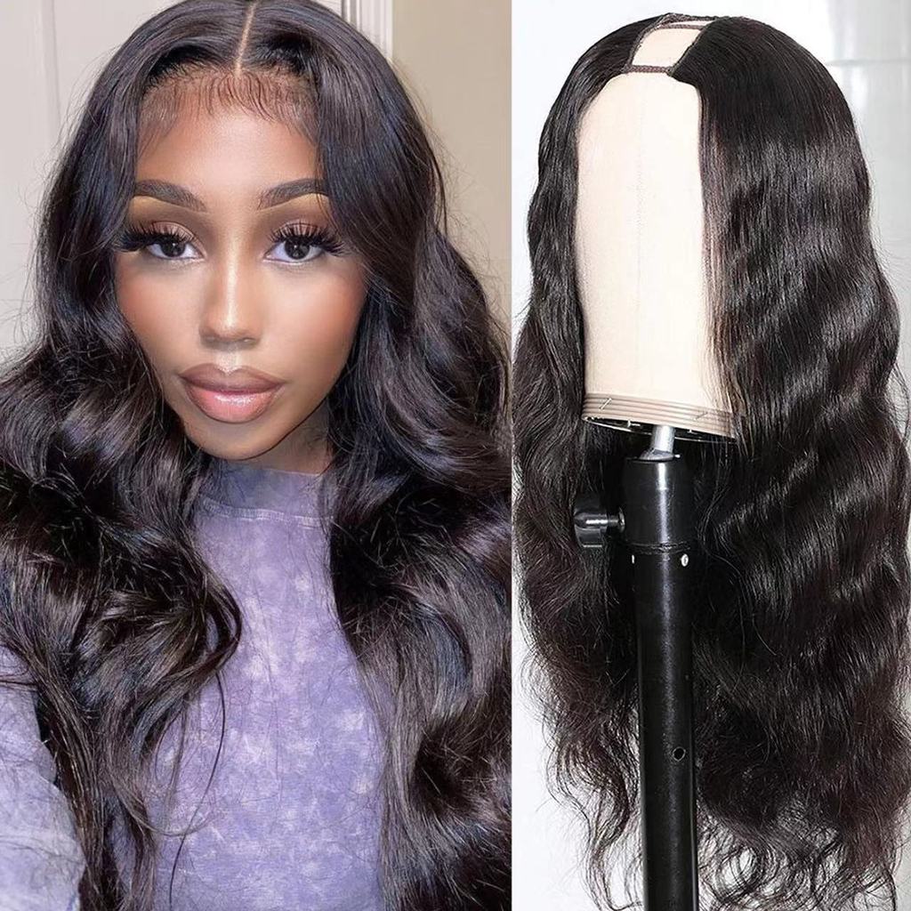 Fashion European Style Wavy Half Wig With Hightemperature Silk For Natural Looks And Versatile Styling