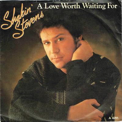 7-дюймовая пластинка SHAKIN' STEVENS - A Love Worth Waiting For A4291 Epic 1984 UK Рок Б/У