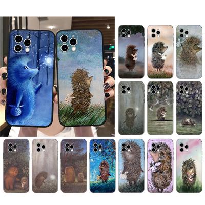 Чехол для телефона Iphone 14 Pro Max 13 12 11 Pro Max Xs Xr X 12mini 14 Plus Se Hedgehog In The Mist Case Funda