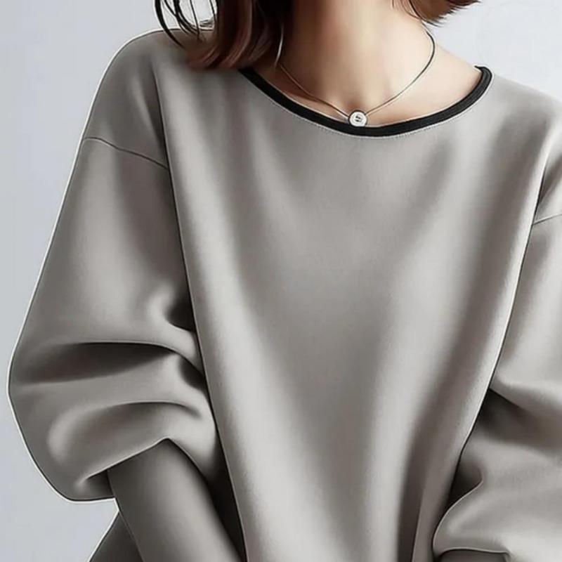 Women S Japanese Style Long Sleeve Pullover T Shirt Casual Slim Fit 3 Colors